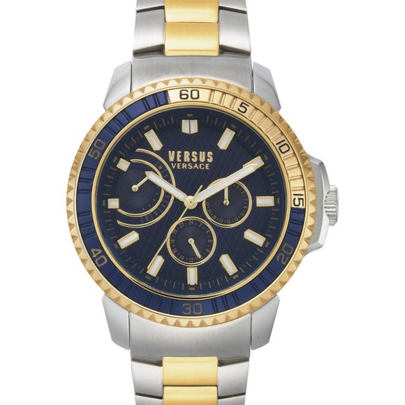 Men's Versace Two Tone Gold Watch